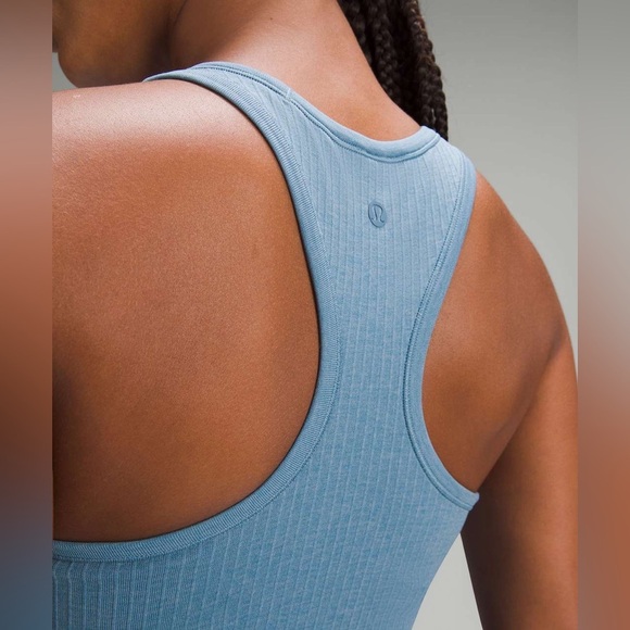 C - Lululemon Ebb to Street Cropped Racerback Tank Top - Picture 4 of 6